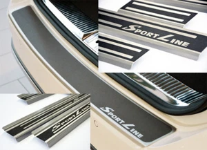 SET für RENAULT TRAFIC 3 Ladekantenschutz Einstiegsleisten SPORTLINE TITAN A - Bild 1 von 6