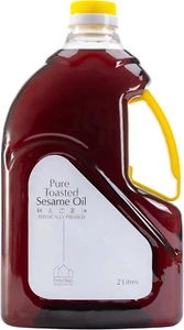 100% Pure Toasted Sesame Oil - 2 Litre - Rich Flavour - Antioxidants - Picture 1 of 1