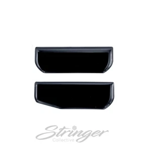Harley-Davidson V-Rod Passenger Peg Badges - Solid Black - Picture 1 of 1