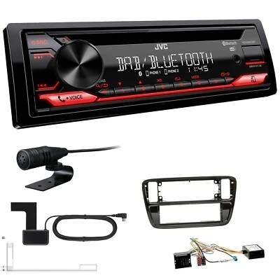 JVC KD-DB622BT DAB inkl Antenne Einbauset für Volkswagen VW Up 2011-2016 - Bild 1 von 4