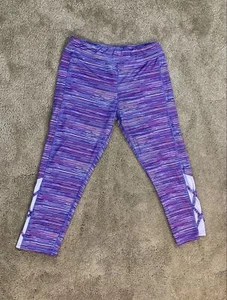 Champion Girl's Purple  Spandex Capri Leggings Sz Xl 14-16 - Picture 1 of 6