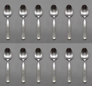 Oneida Silverplate RENDITION 1998 Oval Soup / Place Spoons - Set of Twelve USA - Picture 1 of 3