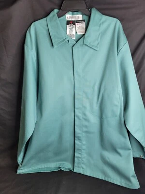 Westex FR Work Coat Size Men’s 1XL Green Snap Front Jacket 5848VG - Image 1 of 4
