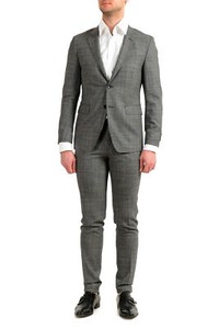 Las mejores ofertas en Seda HUGO BOSS trajes y Blazers Gris para Hombres |  eBay