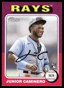 2024 Topps Heritage #267 Junior Caminero - Foto 1 di 2