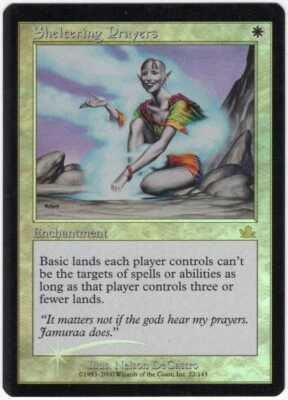 Sheltering Prayers 2000 Prophecy FOIL White Rare Enchantment MTG NM AZ3 - Image 1 of 2