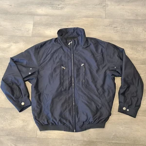Bogner Audi sky windbreaker men`s jacket navy blue size XL - Picture 1 of 18