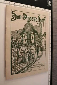 gran cuaderno antiguo - Der Drosselhof - Rüdesheim - 1912 - Imagen 1 de 1