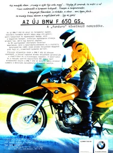 Anuncio promocional revista BMW MOTO #02 "NO ES UNA MOTO" 2000 EXTRANJERO - Imagen 1 de 2