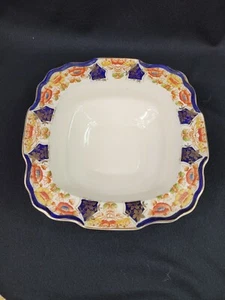 Vtg Myott Sons & Co. England Square Soup Vegetable Serving Bowl Derbytone RARE 8 - Picture 1 of 11