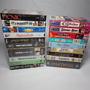  Sealed VHS Lot of 19 Tapes Mixed Lot Brand New Factory Sealed Grading Ready