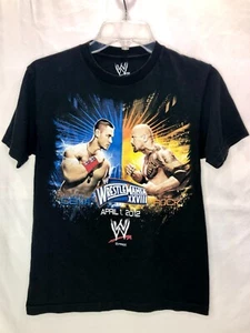 WrestleMania XXVIII WWE 2012 T shirt John Cena & The Rock Size Medium - Picture 1 of 5
