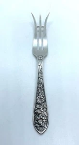 Antique Frank Whiting Sterling Silver Lily Lemon Fork - No mono - Picture 1 of 3