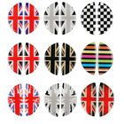 2PCS ABS Stereo Protective Sticker National Flag Car Decals  for BMW MINI