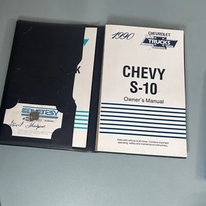 1990 Chevrolet S-10/S10 owners manual Complete Set In Original Vinyl Sleeve NICE - Picture 1 of 8