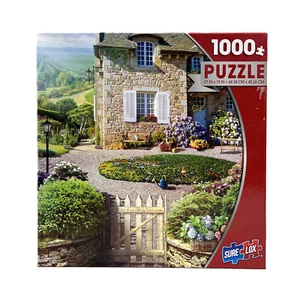 PUZ088-1000 piece puzzle. French Estate with Vineyards - Foto 1 di 2