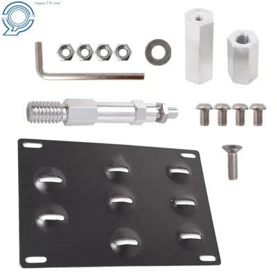 For Audi A4 S4 A5 S5 A7 Front Bumper Tow Hook License Plate Mount Bracket - Image 1 of 4