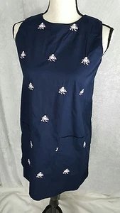 Girls Castaway Nantucket Island Navy Blue Pink Octopus Jumper Dress Size XL NWT - Picture 1 of 6
