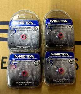 NEW 4 Pack of G5 Meta Peep Hunter 3/16" Pink Mathews Hoyt PSE Bowtech Bow #171