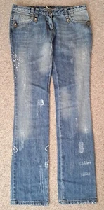 PHILIPP PLEIN Rock & Roll Jeans Handmade Silver Plated Button Limited Edition 42 - Picture 1 of 24