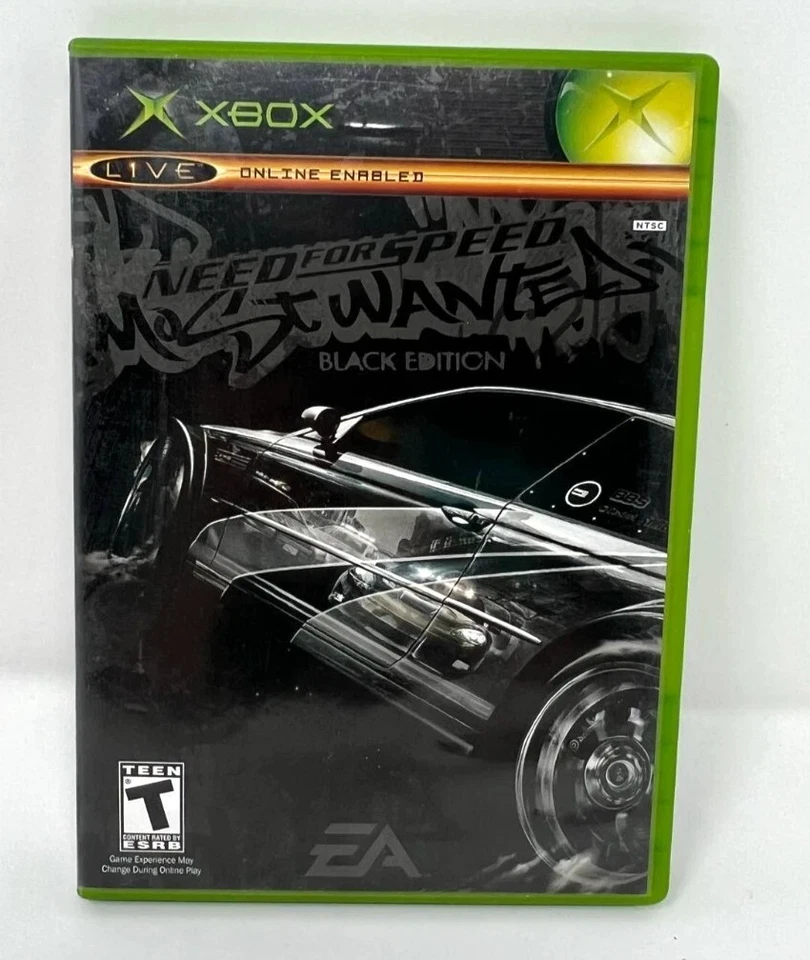 Need for Speed Most Wanted Black Edition (XBOX, 2005) Complete with Manual - Image 1 of 3