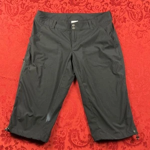 Columbia Saturday Trail Knee Pants Womens 14x18'' Black Utility Outdoor Capri - Picture 1 of 14