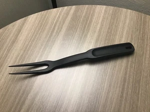 Pampered Chef Black Nylon Meat Fork 11.5” Heat Resistant to 428 Degrees USA - Picture 1 of 4