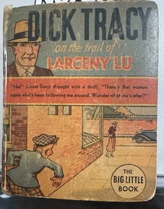 Dick Tracy On The Trail Of Larceny Lu 1935 Big Little Book - Picture 1 of 16