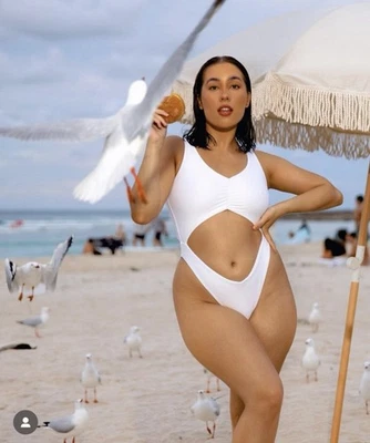 New Moana Bikini Monokini - White Size Small - Image 1 of 4