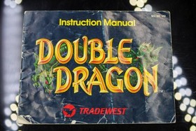 NO GAME- Authentic Manual ONLY! Nintendo NES 	Double Dragon