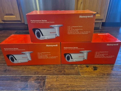 (3) Honeywell Performance Series HB75H True Day/Night IR Bullet Cameras - - Image 1 of 4