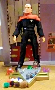 Custom Mego Star Trek VOYAGER EMH The Doctor / Captain Figure & More - Picture 1 of 1