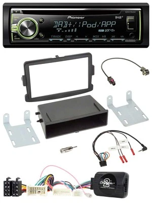 Pioneer DAB USB MP3 Lenkrad CD Autoradio für Dacia Dokker Duster Lodgy ab 12 sch - Bild 1 von 4