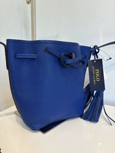 Polo Ralph Lauren Mini Bucket Bag, Cobalt - Picture 1 of 12
