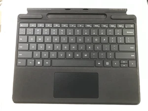 Microsoft Surface Pro 11, 10, 9, 8, X Keyboard   Black Bad Charging Port #04 - Picture 1 of 2