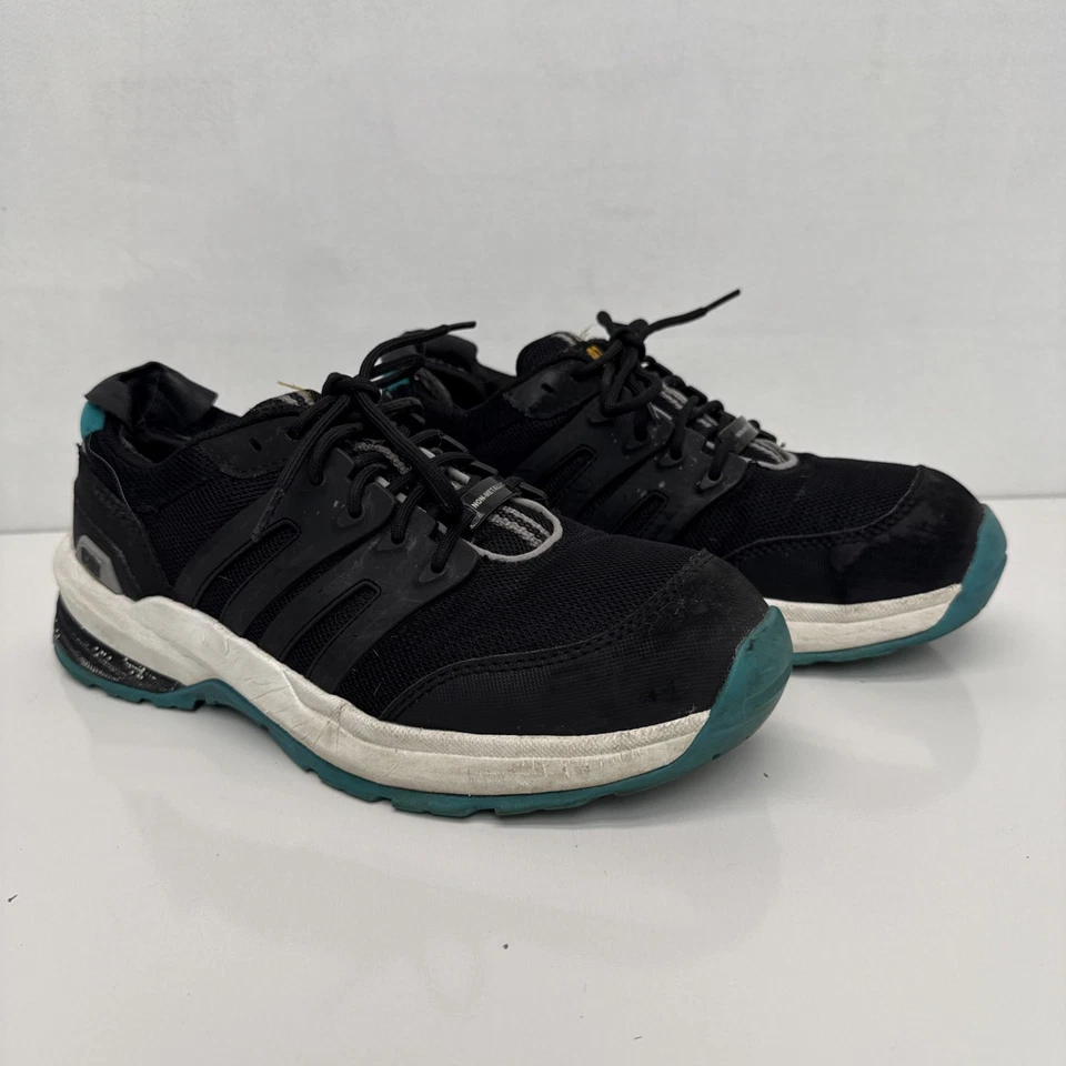 Zapatillas deportivas de trabajo de seguridad con puntera compuesta negra/azul Caterpillar para mujer talla 9 Foto 1 de 4