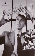 Original APPLE THINK DIFFERENT poster-JAMES WATSON-11x17-NEW