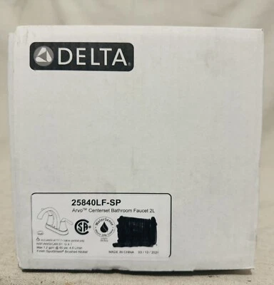 Delta 25840LF-SP Bathroom Sink Faucet In Brushed Nickel - Image 1 of 2