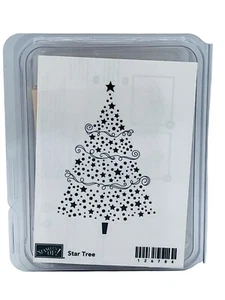 Stampin' Up Star Tree 126784 - Holzgummistempel - Neu unmontiert - Bild 1 von 2