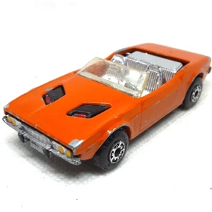 Lesney Matchbox Superfast No.1 Dodge Challenger Orange Repainted 1975 England  - Picture 1 of 9