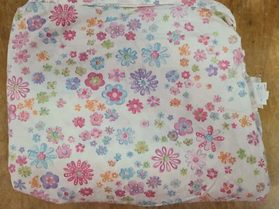 Hoja plana doble Pottery Barn Kids "pequeñas flores coloridas" Foto 1 de 4