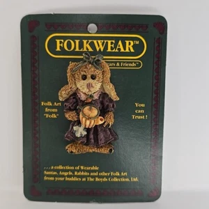 1995 Vintage Boyds Bears & Friends Hase mit Teekanne Pin 2,5 Zoll mal 1,5 Zoll Harz - Bild 1 von 3