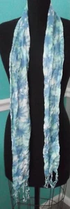 GIRL'S MULTI-COLOR TROPICAL PRINT OBLONG SCARF - NEW WITH TAG - Picture 1 of 3