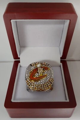 LeBron James- 2016 Cleveland Cavaliers Championship Ring With Wooden Display Box
