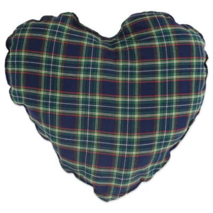 Cuscino Tartan Cuore - Imagen 1 de 3