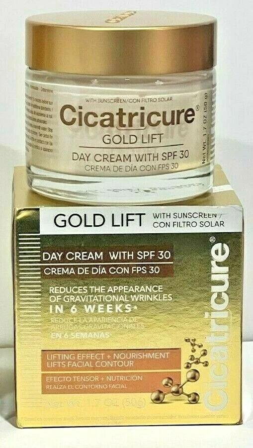 CREMA DE DÍA CICATRICURE GOLD LIFT 50G CADA UNA REDUCE ARRUGAS  Foto 1 de 1
