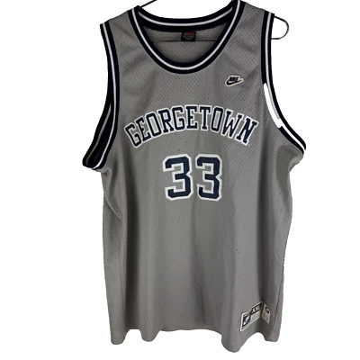 Camiseta deportiva de colección Nike '82 Throwback Patrick Ewing # 33 Georgetown Hoyas para hombre XXL Foto 1 de 4