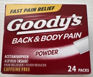 Goody's Back and Body Pain Relief Powder, 24 ct (Pack of 1)~ EXP 02/27 - Picture 1 of 4