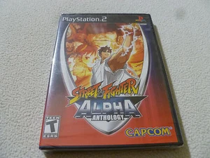 NEW FACTORY SEALED PLAYSTATION 2 PS2 GAME STREET FIGHTER ALPHA ANTHOLOGY CAPCOM - Picture 1 of 6