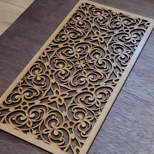 Manor House Floral Decorative Screen Radiator Cabinet Panel 2FTx4FT 3mm 6mm 0144 - Picture 1 of 17